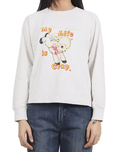 Marc Jacobs X Magda Archer Printed Cotton Sweatshirt In Ivory