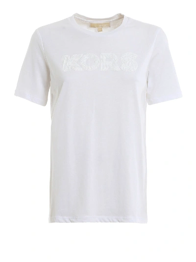 Michael Michael Kors Michael Kors Logo T-shirt In White
