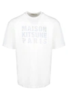 MAISON KITSUNÉ LOGO PRINT OVER T-SHIRT,11346824