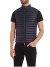 SAVE THE DUCK QUILTED WAISTCOAT WITH CONTRASTING,11346550