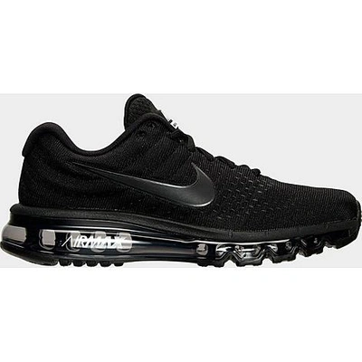 Nike Men's Air Max 2017 Running Shoes In Black