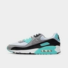 Nike Air Max 90 Mesh And Faux-leather Trainers In White/particle Grey/light Smoke Grey