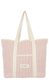 Business & Pleasure The Beach Bag In Laurens Pink Stripe