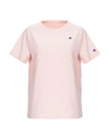 Champion T-shirt In Light Pink