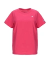 Champion T-shirts In Fuchsia