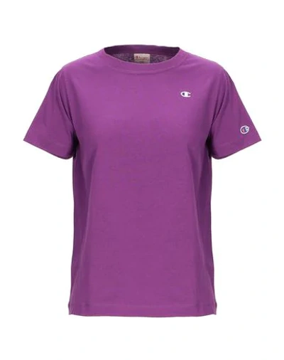 Champion T-shirt In Purple