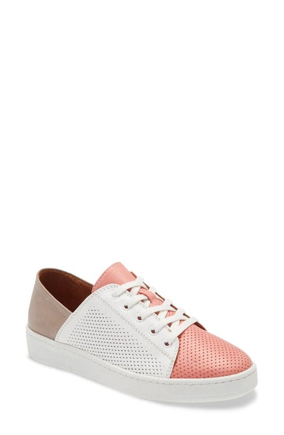 Sheridan Mia Rudie Leather Sneaker In Blush Leather