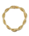 ALBERTO MILANI 18K GOLD 3-ROW BRAIDED NECKLACE, 16"L,PROD230050013