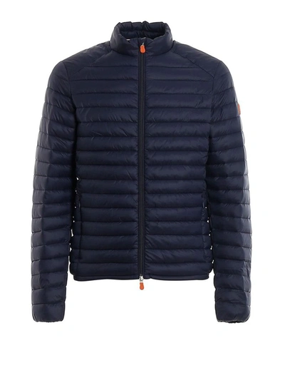 Save The Duck Water Repellent Puffer Jacket In Dark Blue