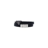 Prada Saffiano Leather Bracelet In Black