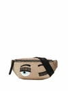 CHIARA FERRAGNI CHIARA FERRAGNI WOMEN'S GOLD POLYESTER BELT BAG,CFBB012GOLD UNI