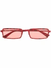 BALENCIAGA BALENCIAGA WOMEN'S RED METAL SUNGLASSES,BB0082S003 54