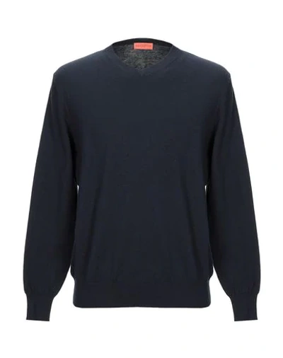 Ballantyne Sweaters In Dark Blue
