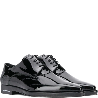Dsquared2 Leather Loafers In Black