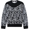VERSACE PATTERNED KNITTED SWEATER