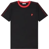 VERSACE CONTRAST TRIM T-SHIRT