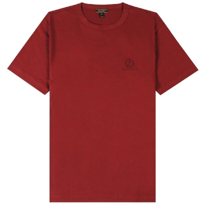 Belstaff Short Sleeve Logo T-shirt In Red