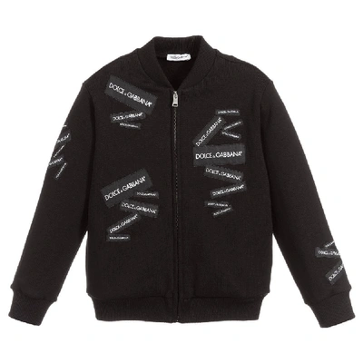 Dolce & Gabbana Dolce &amp; Gabbana Kids Zip Up Sweatshirt In Black