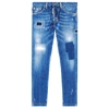 DSQUARED2 KIDS SKATER JEANS BLUE