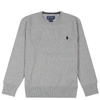 Polo Ralph Lauren Teen Embroidered Logo Sweatshirt In Grey