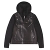 NEIL BARRETT HOODED BIKER JACKET