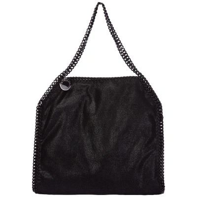 Stella Mccartney Women's Handbag Tote Shopping Bag Purse Falabella Shaggy Deer Small In Black