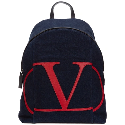 Valentino Garavani Rucksack Backpack Travel In Blue