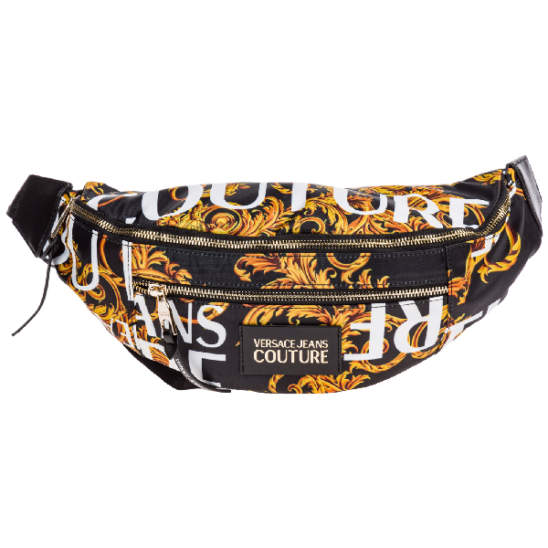 Versace Jeans Couture Men's Belt Bum Bag Hip Pouch Logo Baroque In
