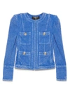 BALMAIN BALMAIN CROPPED DENIM JACKET