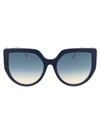 FENDI FENDI EYEWEAR OVERSIZED FRAME SUNGLASSES