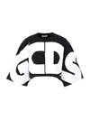 GCDS GCDS LOGO CROPPED SWEATSHIRT