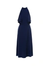 PRADA PRADA DRAPED SLEEVELESS MIDI DRESS