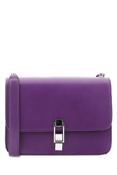 Saint Laurent Carre Shoulder Bag In Purple