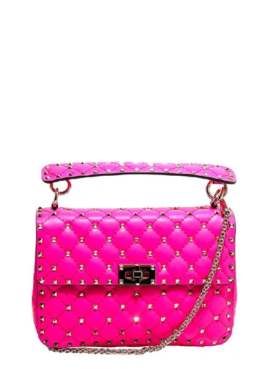 Valentino Garavani Garavani Rockstud Shoulder Bag In Pink