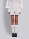 Thom Browne Striped Bermuda Shorts In Grey