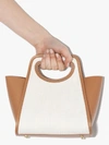 ELLEME ELLEME WHITE CUPIDION SMALL RAFFIA AND LEATHER TOTE BAG,CUPIDONSMALL14689604