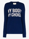 GUCCI MY BODY MY CHOICE WOOL SWEATER,611343XKA7014692779