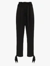 REFORMATION AVALON PAPER BAG WAIST TROUSERS,1305547BLK15259150