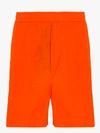 Moncler Bermuda Swim Shorts In Orange