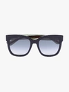 Gucci Square-frame Gradient Sunglasses In Black