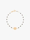 Gigi Clozeau 18k Yellow Gold Miss Gigi 17 Cm Beaded Diamond Bracelet In Yellow Gold