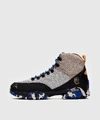Roa X Brain Dead Colour-block High Top Sneakers In Hazelnut