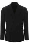 PRADA DOUBLE-BREASTED WOOL BLAZER