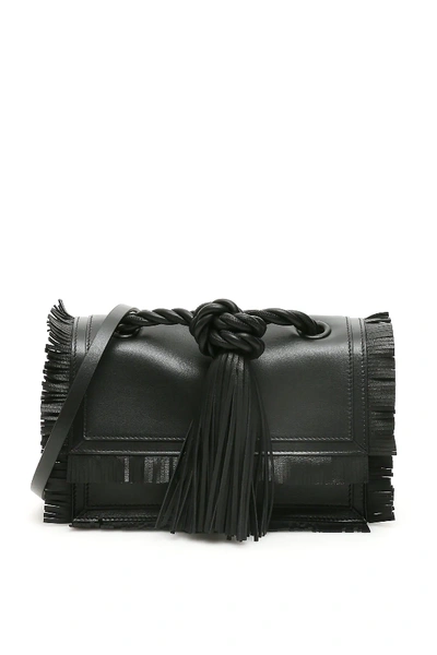 Valentino Garavani The Rope Small Bag In Black