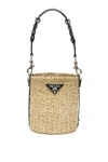 PRADA WOVEN ROPE BUCKET BAG