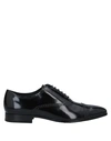 TOD'S TOD'S MAN LACE-UP SHOES BLACK SIZE 7 LEATHER,11539587SH 10