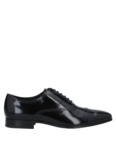 Tod's Laced Shoes In Black