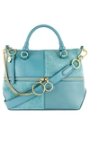 See By Chloé Emy Small Satchel In Mineral Blue
