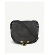 Chloé Womens Black Marcie Small Leather Saddle Bag In Black