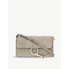 CHLOÉ FAYE LEATHER AND SUEDE CLUTCH,72315415